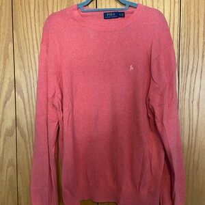 Ralph Lauren Pink Coral Men’s XL Thin Sweater